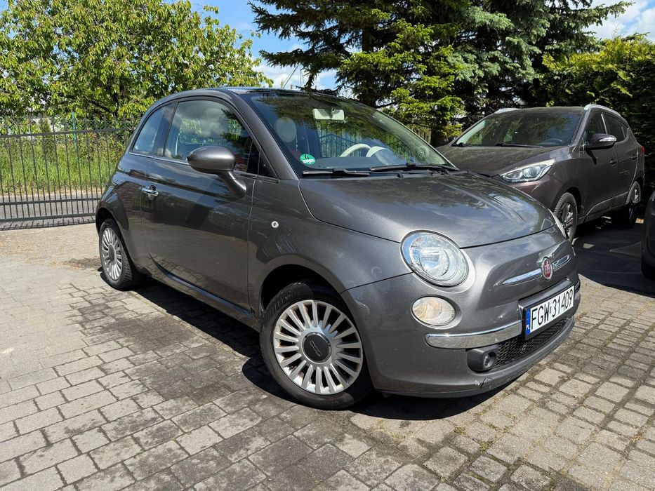 Fiat 500 0,9i 2011r. 147Tyś.Km, Klima, Serwis, Zarejestrowany w Polsce.