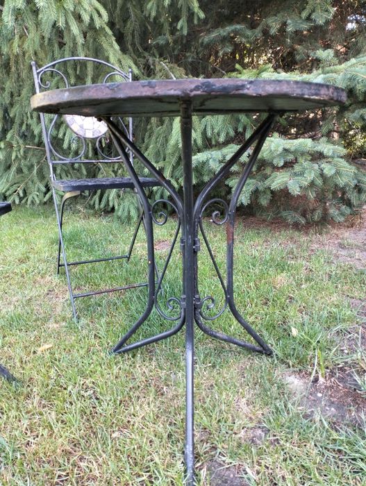 Zestaw ogrodowy metal