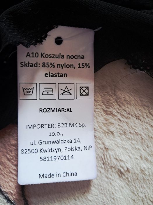 Koszulka nocna nowa xl