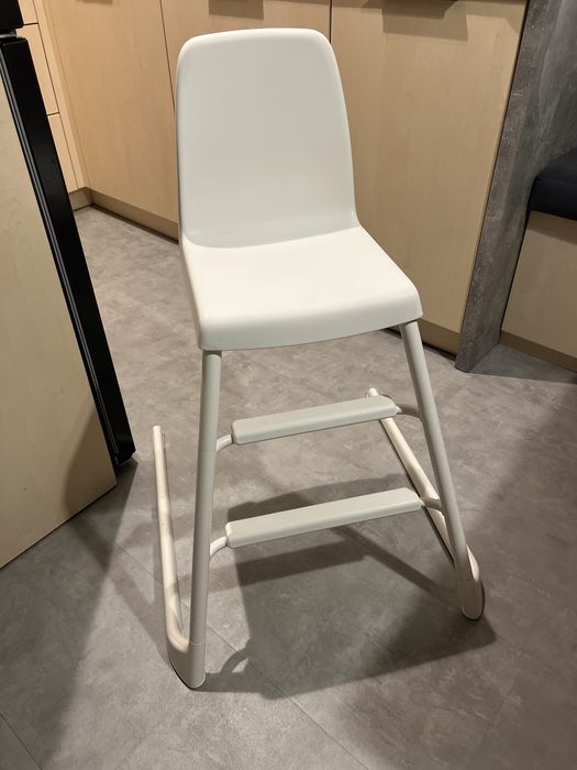 Krzesło dzieciece langur ikea biale antilop