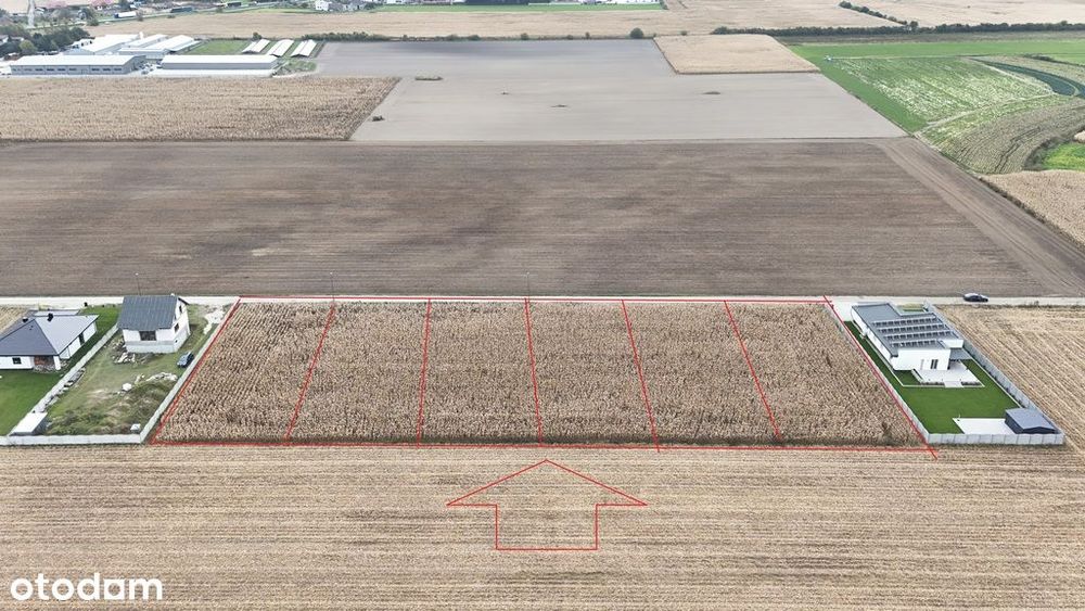 6 działek – świetna lokalizacja