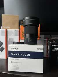 Обʼєктив Sigma 30mm f/1.4 DC DN (для Sony)