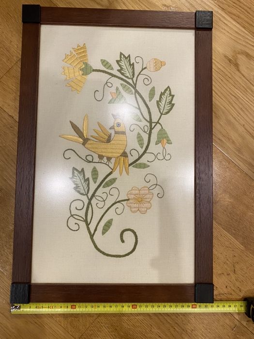 Quadro bordado de Castelo Branco