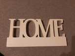 Dekoracja domu napis Home