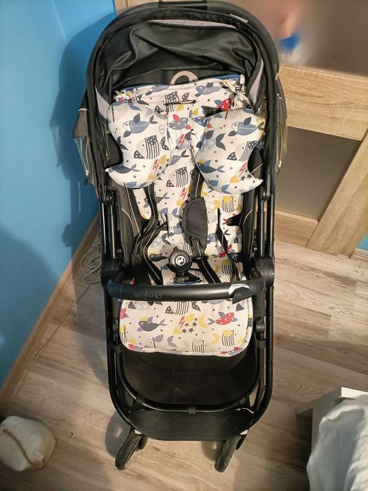 Wózek Cybex Balios M + wkładka La Millou, folia, śpiworek, parasolka