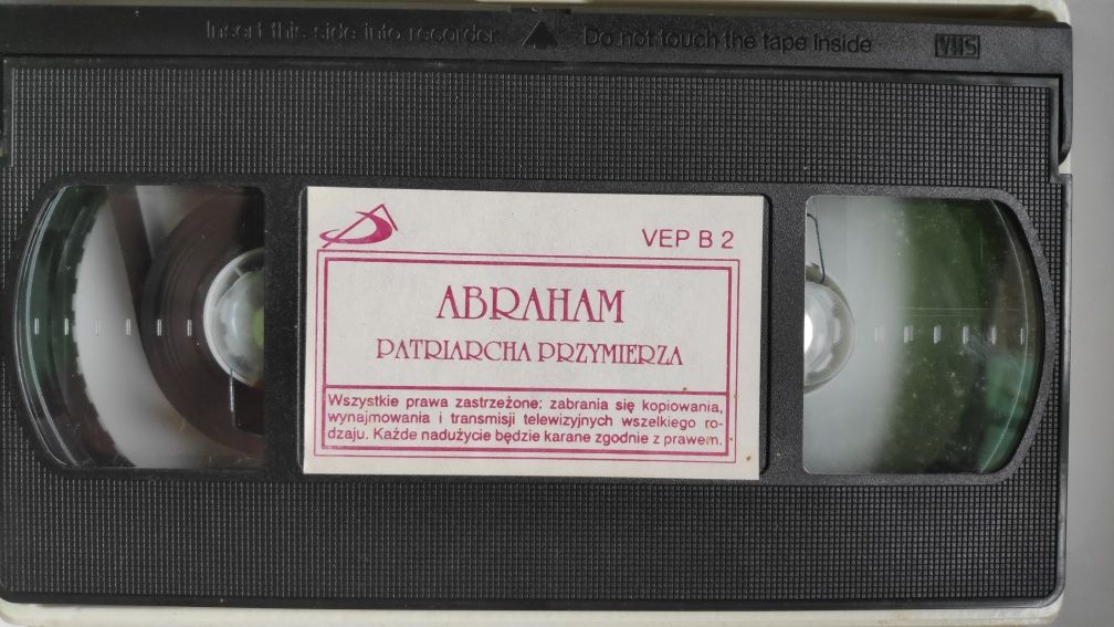 Zestaw kaset vhs, Samson, Abraham, Ten wspaniały świat.
