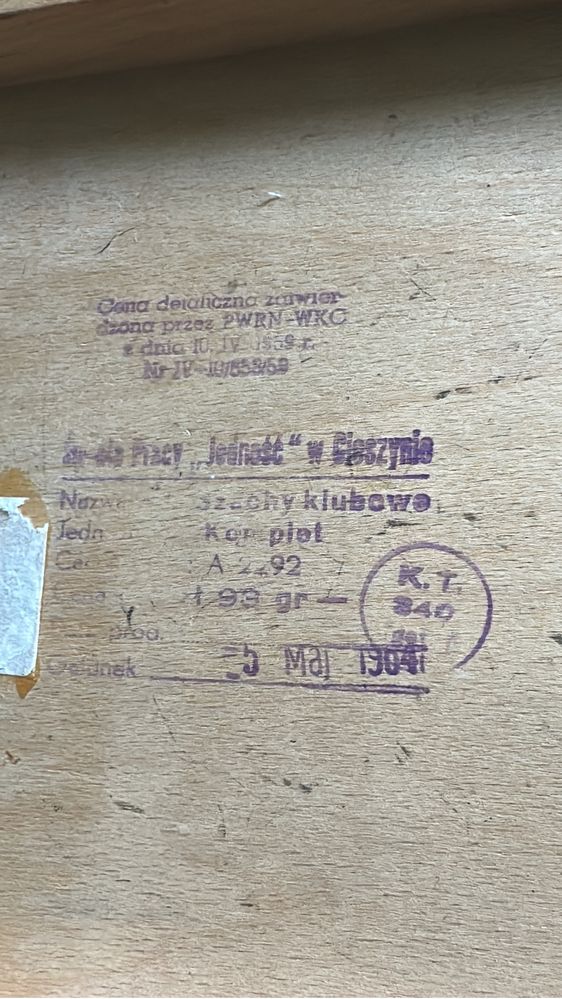 Szachy spółdzielnia ,,jedność'' cieszyn