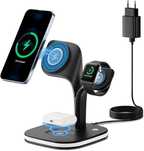 Stacja ładująca 5w1 Iphone iWatch iPod, lampka, magsafe, dodatkowe usb