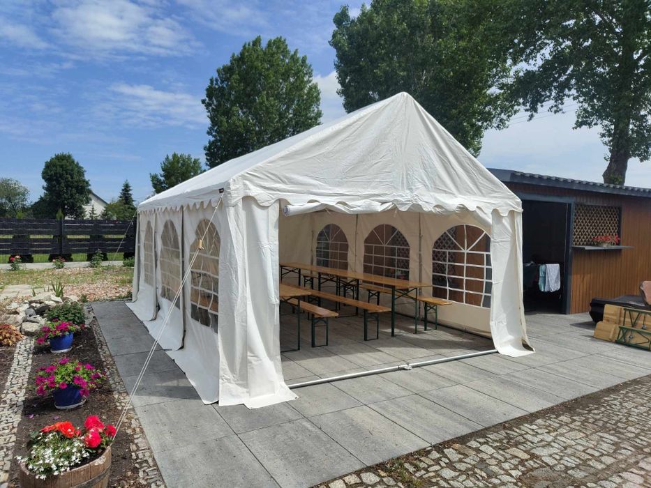 Wynajem namiotów, zastawy i wyposażenia