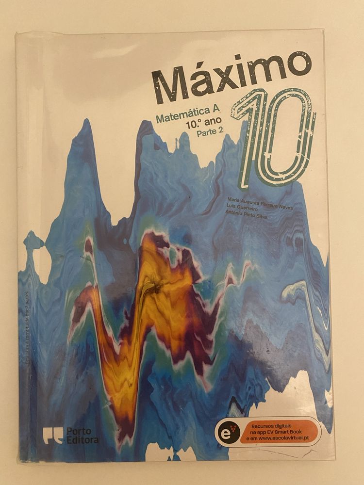 Conjunto manuais e caderno de fichas máximo 10 ano