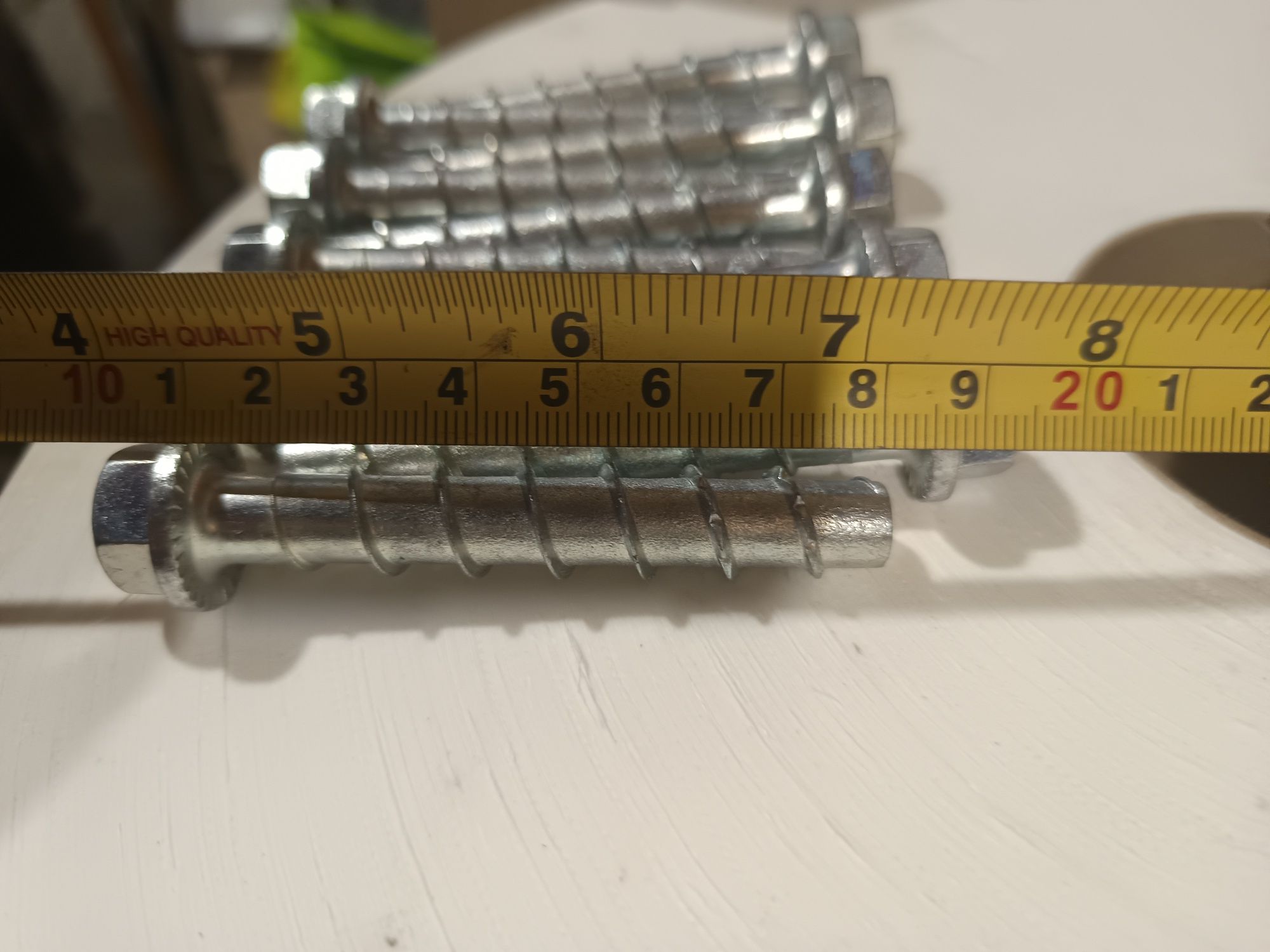 Śruby kotwy do belonu 7,5x80 mm 10 szt