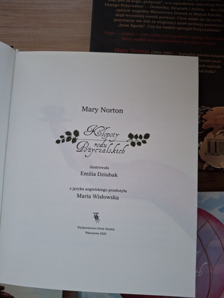 Pożyczalscy Mary Norton tomy 2-5