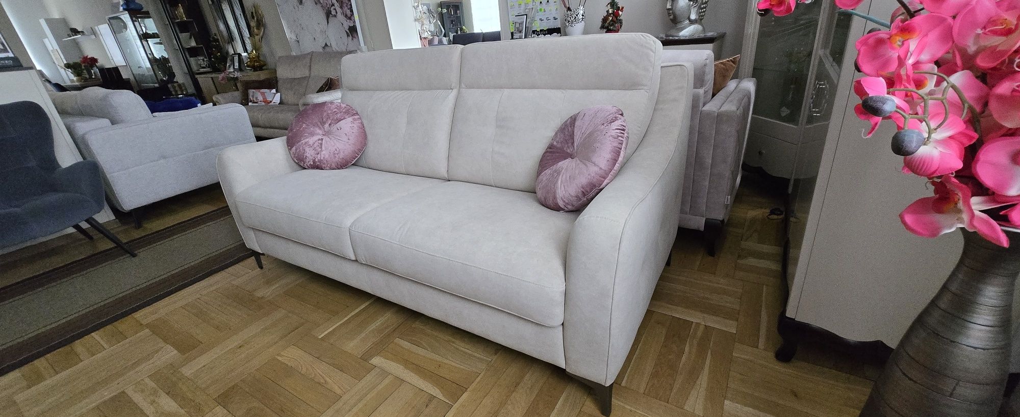Sofa ze spaniem na materacu stelaż włoski CAMOMILLA Vero