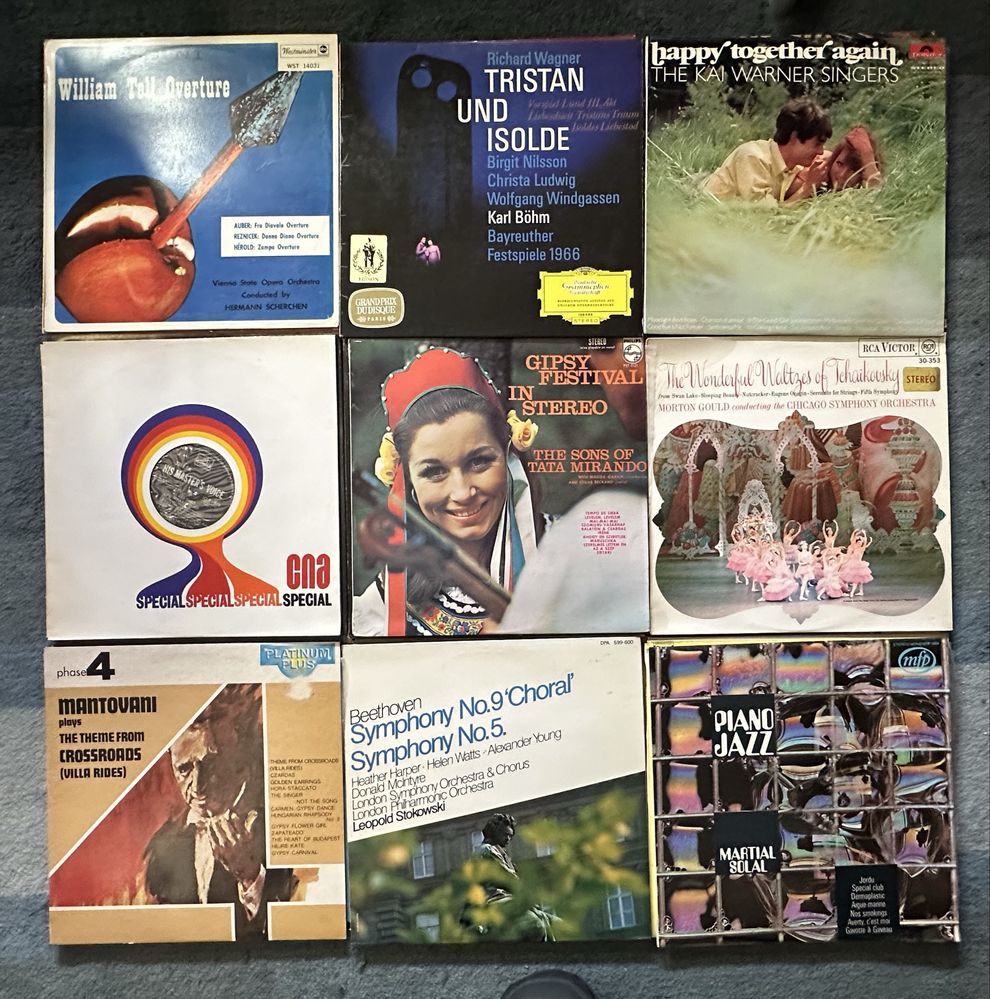 Lote 03 - 72 discos de vinil, Lp's - Musica Clássica