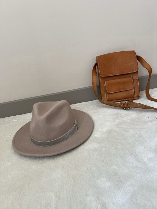 Kapelusz fedora klasyczny wełna 100% ponadczasowy uniwersalny