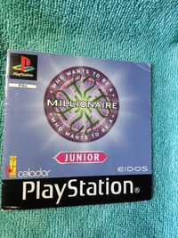 Ps1 Millionaire Junior psx psone Książeczka Manual Angielska