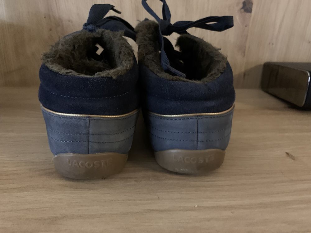 Trampki sneakersy jesien zima lacoste