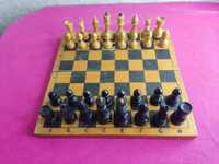 Советские деревянные шахматы СССР фигуры доска детская игра