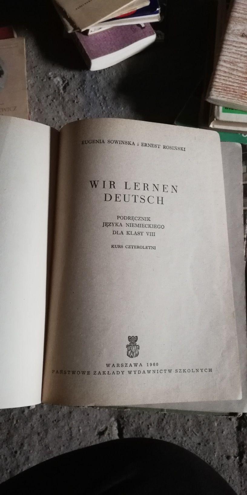 Wir lernen Deutsch VIII niemiecki