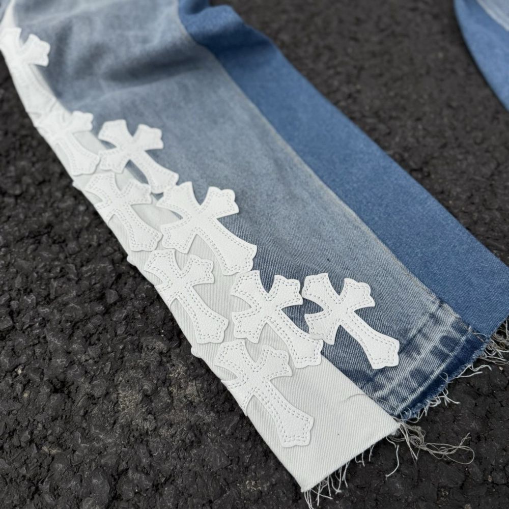 Джинси Flared Chrome Hearts x Gallery Dept флейред Флейр Jeans