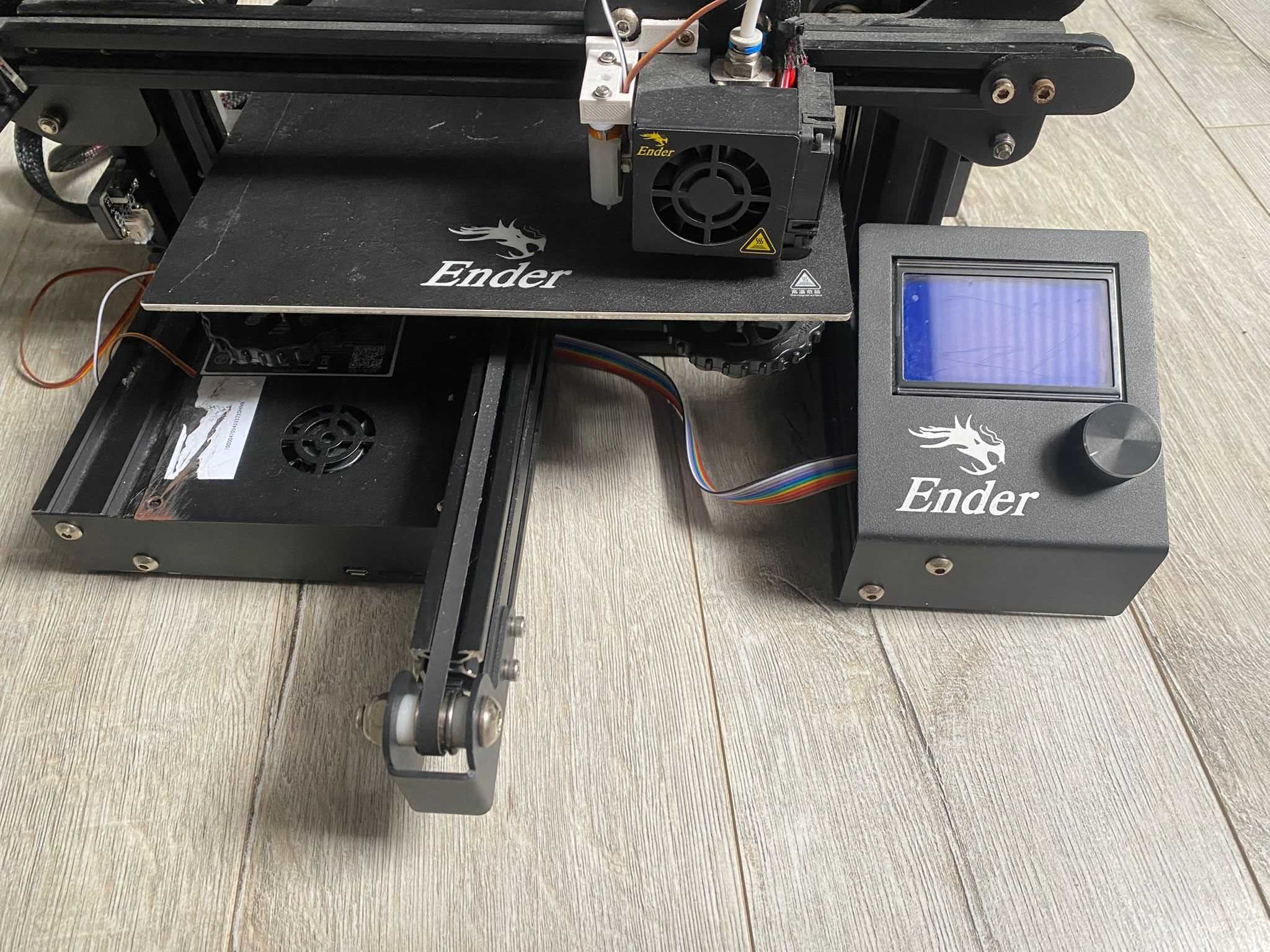Ender 3 + BLTouch (oryginalny) + filament ABS x2