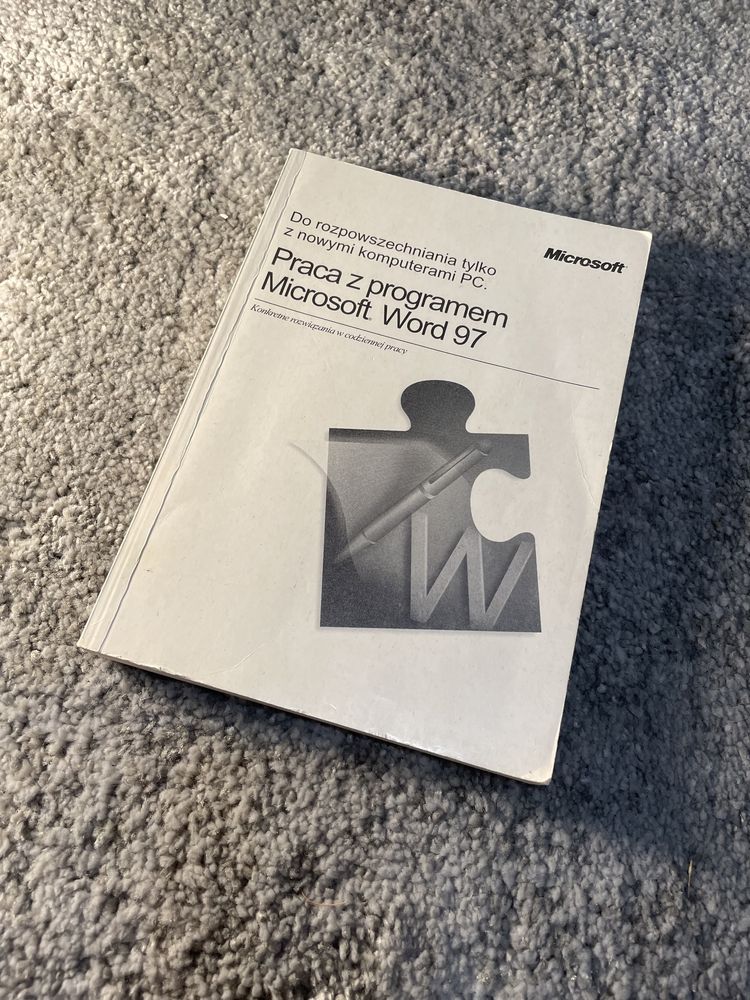 Praca z programem microsoft word 97 książka