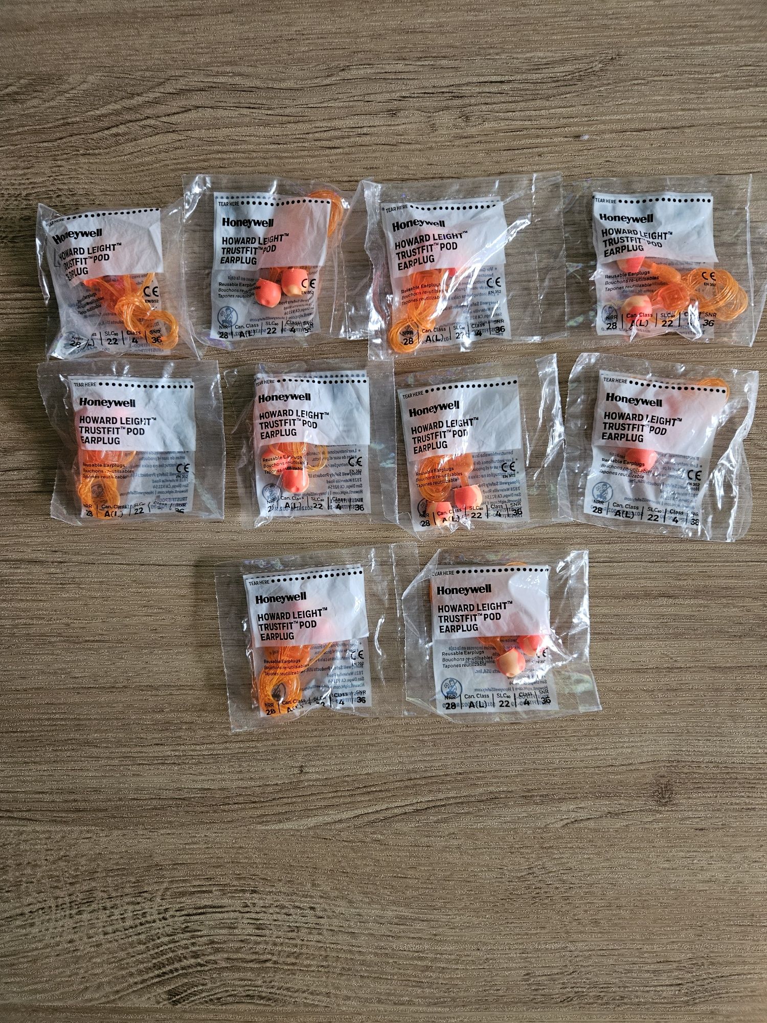 Zatyczki do uszu Honeywell 10 kompletów