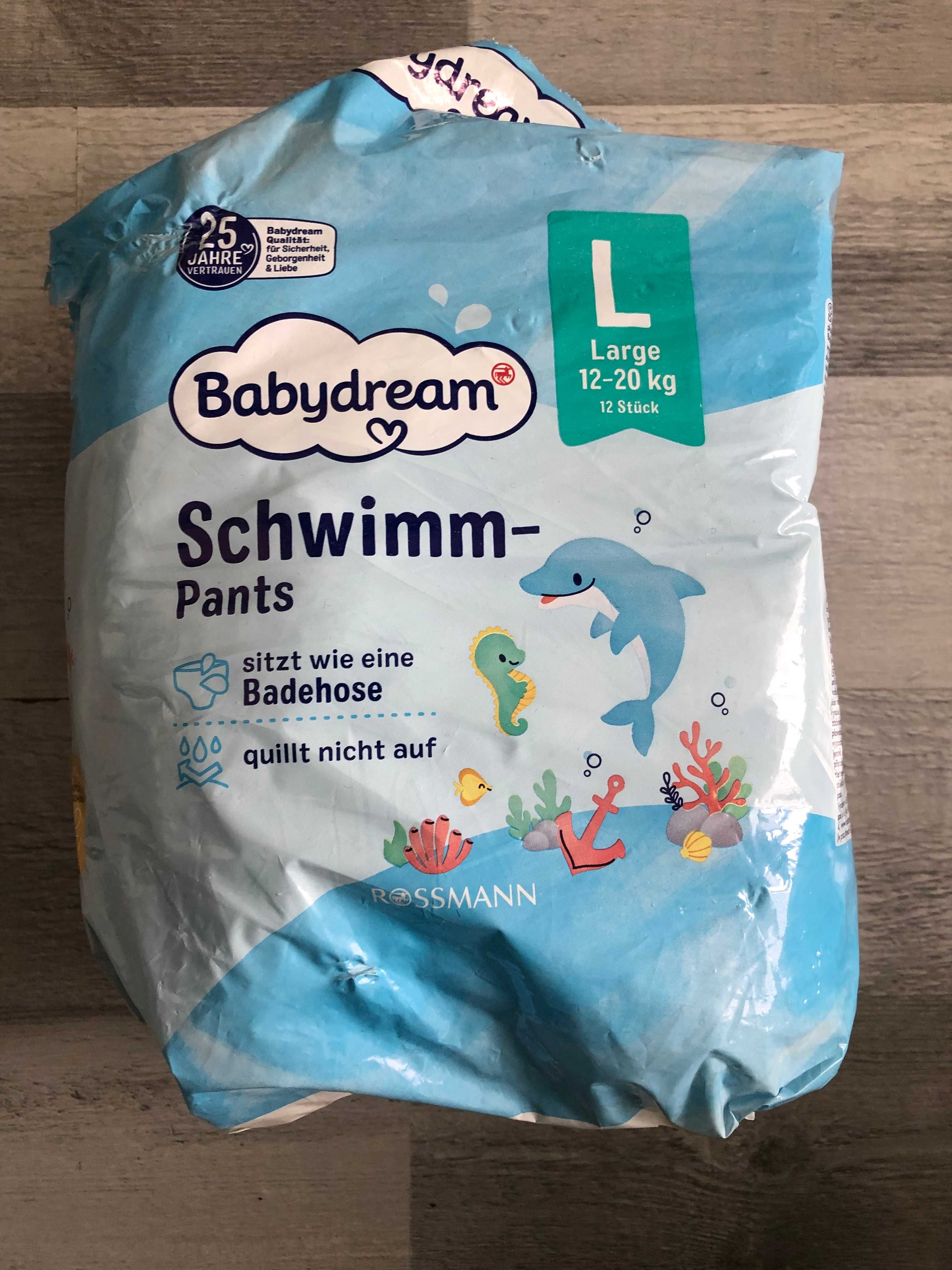 Pieluchy do pływania 12szt Babydream Schwimm pants L 12-20kg