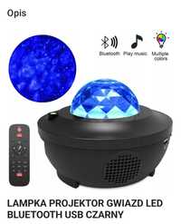 Lampka projektor gwiazd bluetooth głośnik bl-xk01 pilot