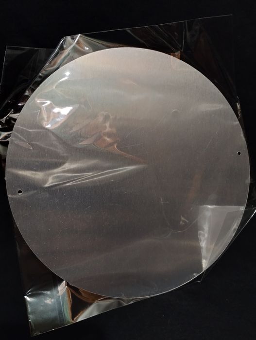 Tabliczka blaszana 20 cm uwaga!