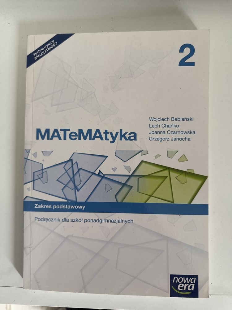 Matematyka 2 pidrecznik nowy