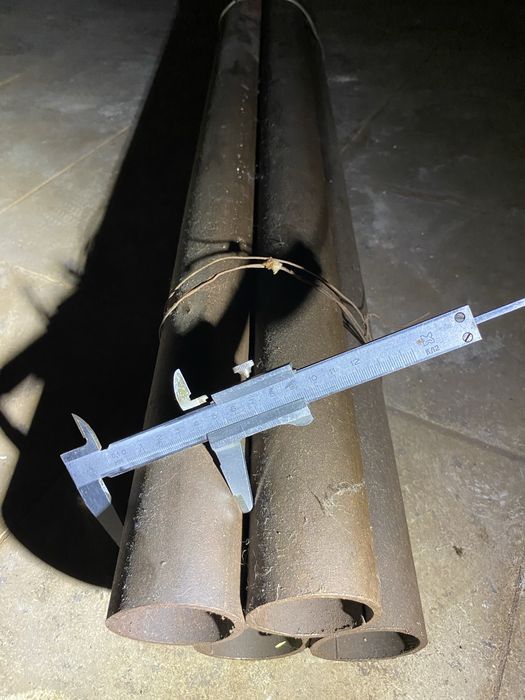 Продам четыре толстостенные металлические трубы