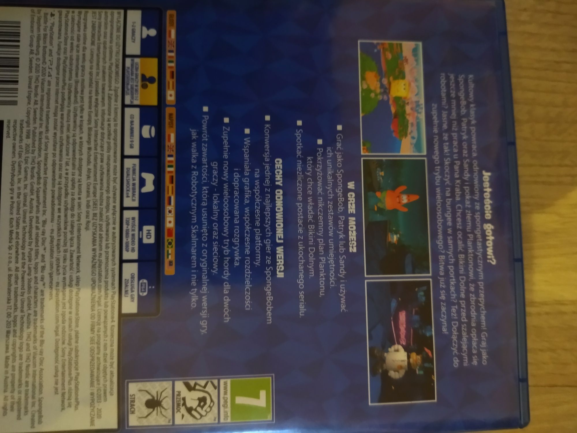 SpongeBob Kanciastoporty PS4