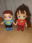 Bonecos Lucas Neto e Giovana