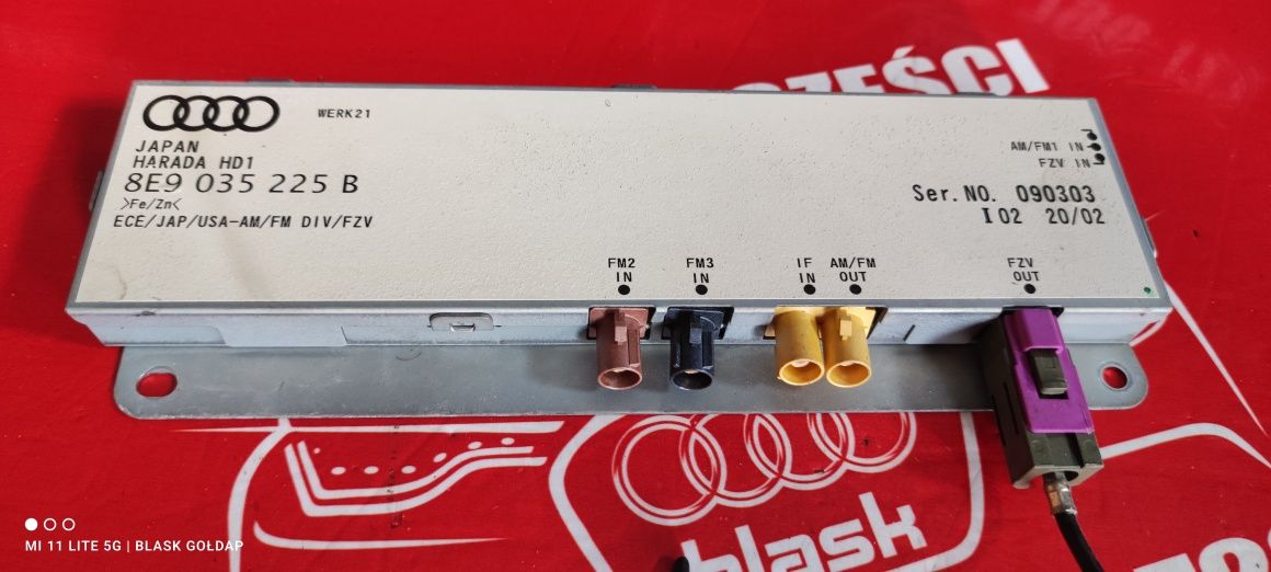Wzmacniacz Antenowy Audi A4 B6 2.5 Q Manual Kombi 02 Blask Gołdap