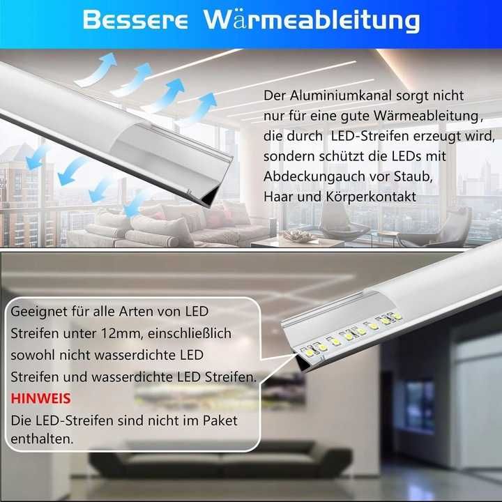 Profil aluminiowy LED Efishine 20 x 1M