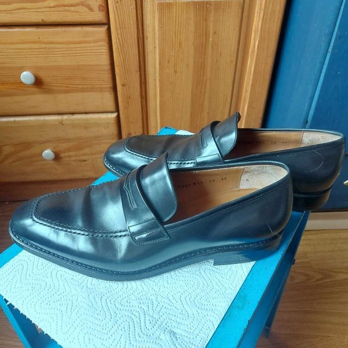 Włoskie buty loafersy Salvatore Ferragamo roz 10 / 30 cm