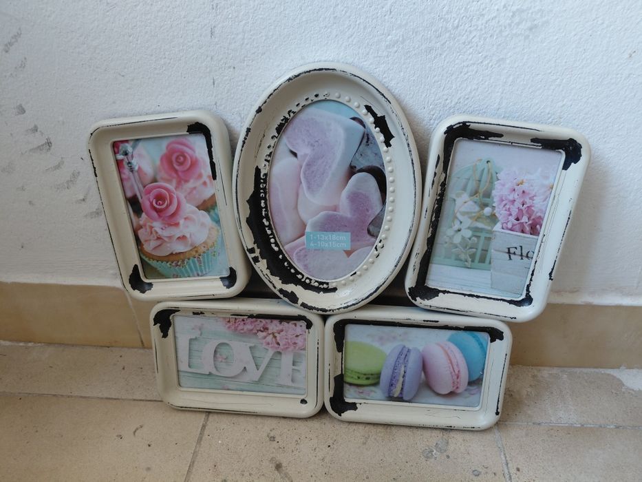 CONJUNTO de 4 molduras usadas
