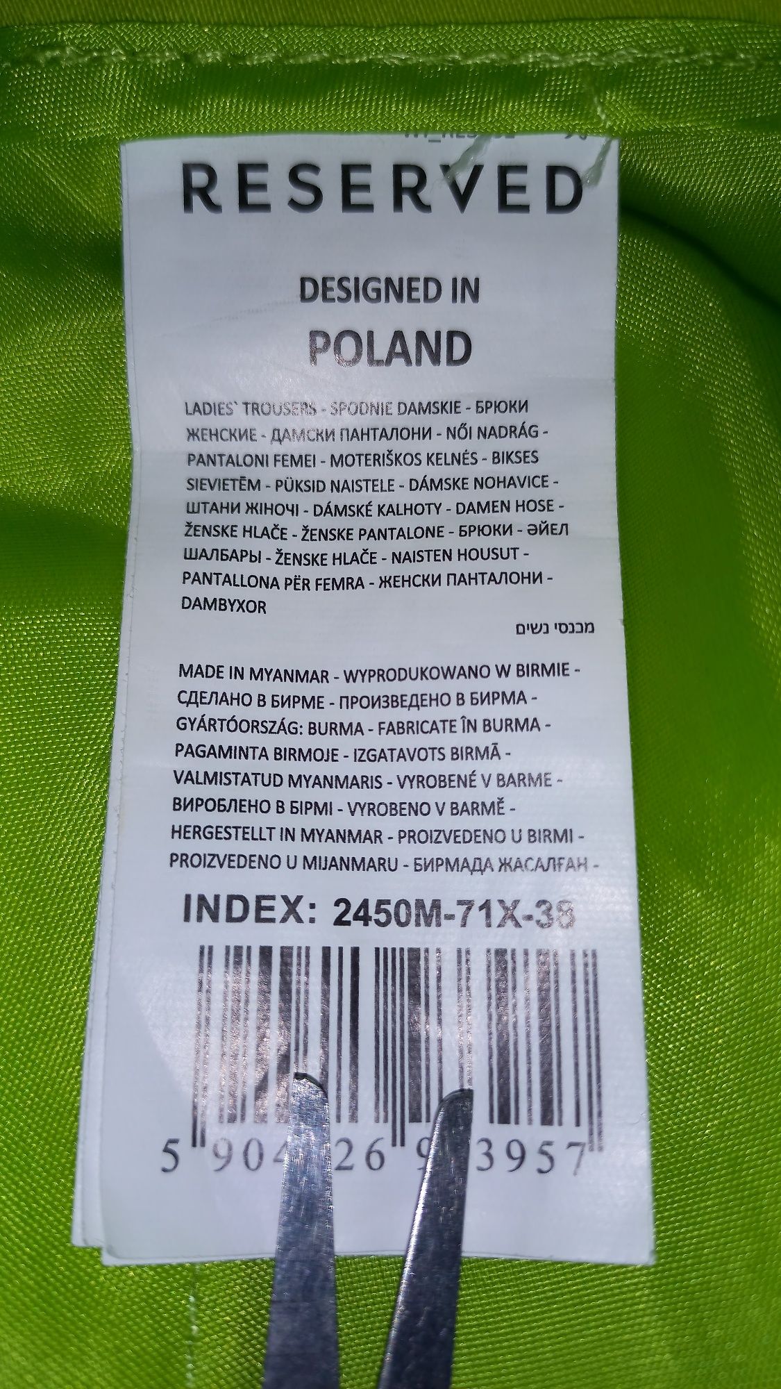 Sprzedam Legginsy Damskie Materiałowe, rozmiar M, marki Reserved.