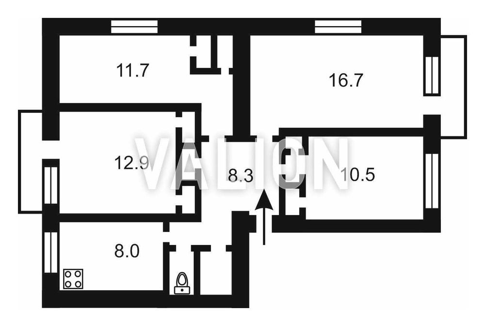 БЕЗ% Продаж 4 К квартири, адреса вул. Тульчинська,7, Подільський район