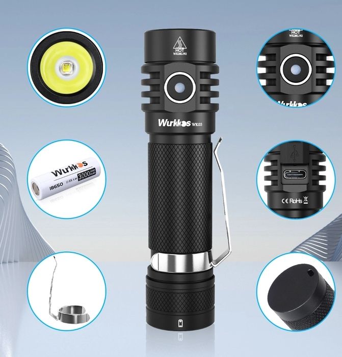 Latarka Wurrkos WK03 jak Sofirn sc18