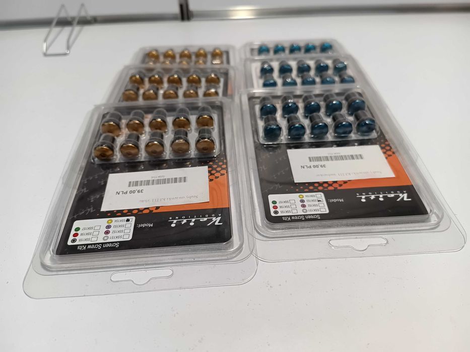 Śruby do owiewek motocykla. Wyprzedaż SUPER CENA aluminiowe