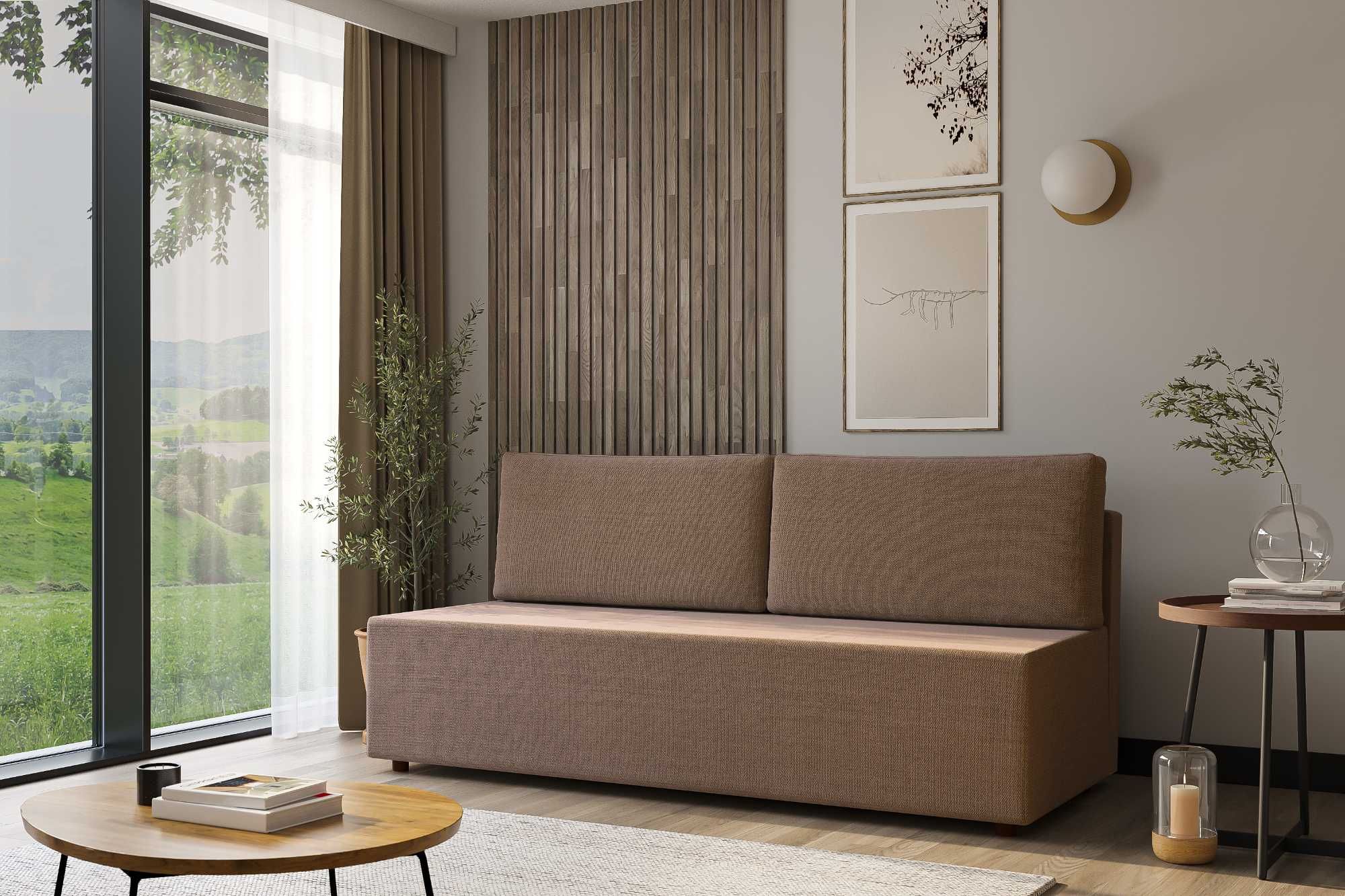 Sofa Kos kanapa rozkładana funkcja spania pojemnik DARMOWA DOSTAWA