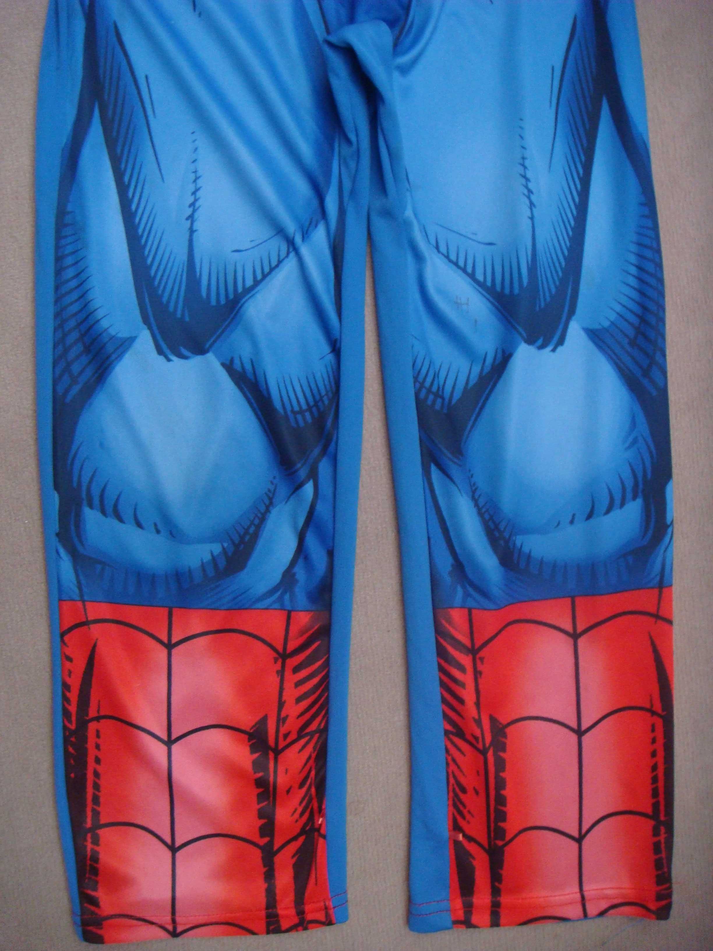 strój superman SPIDERMAN efekt super mięśni + maska spidermen 122/128
