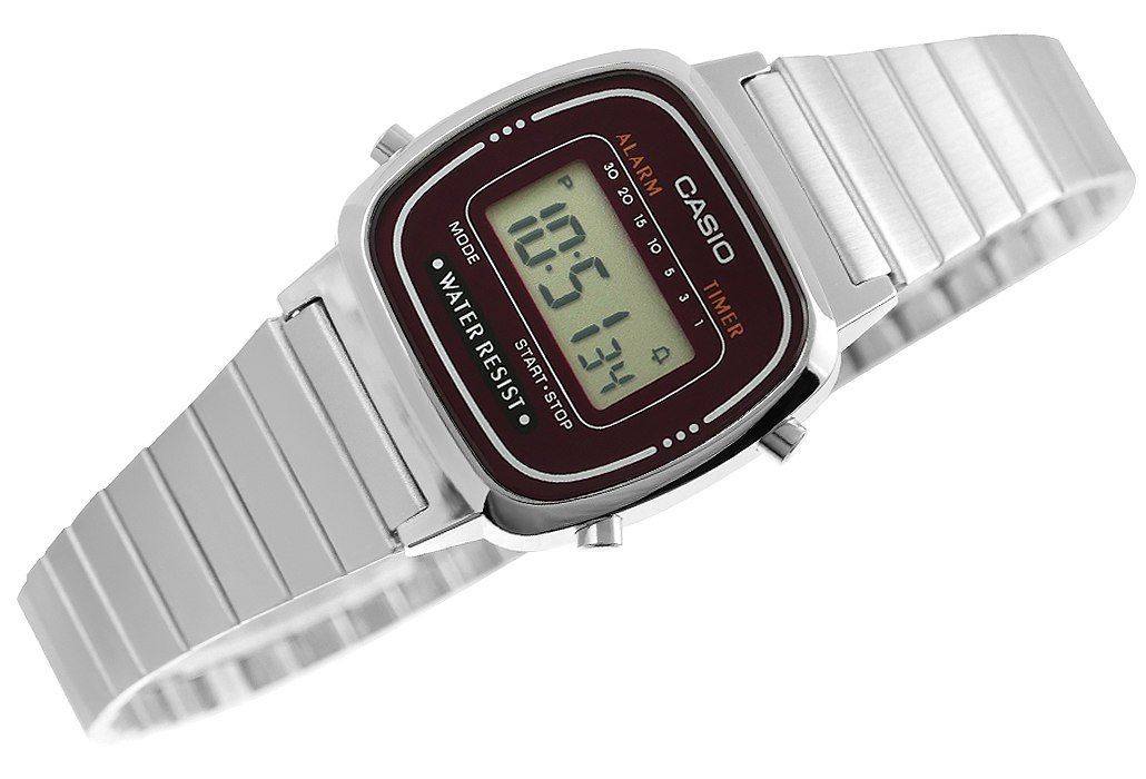 zegarek damski casio la670wa-4df + box