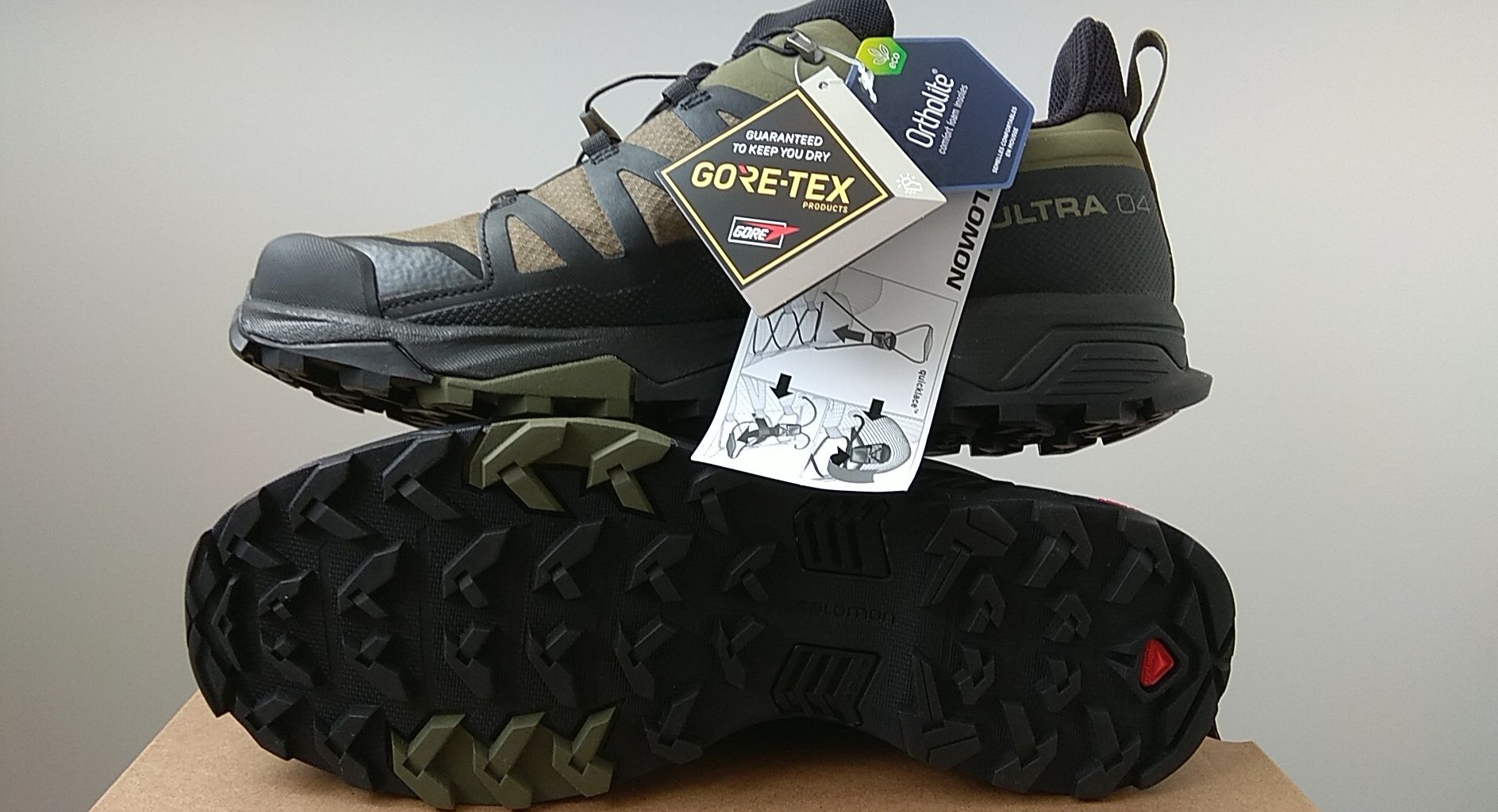 Кросівки виключно оригінал Salomon X ULTRA 4 GORE-TEX 41 - 46 ХАКИ