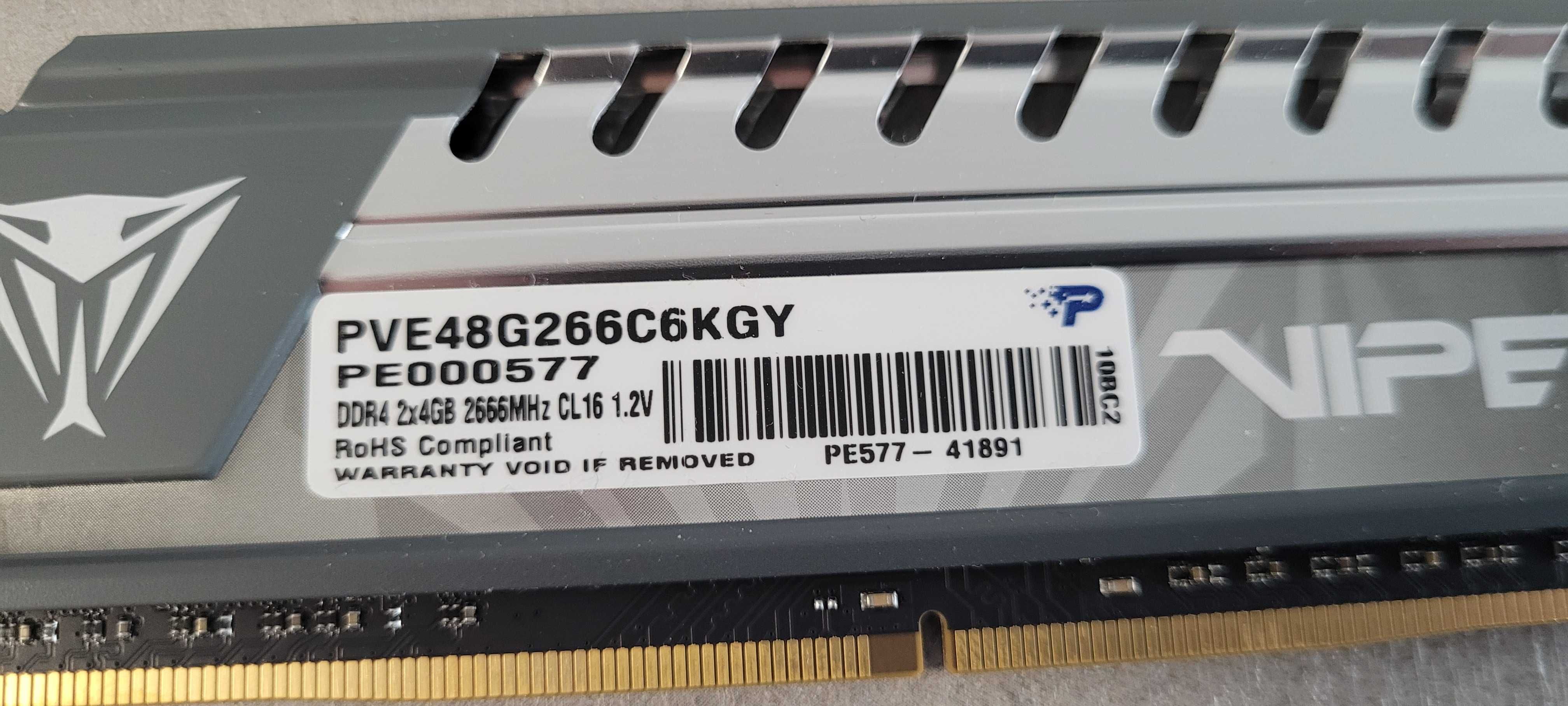 Pamięć RAM DDR4 Patriot Viper Elite 2x4GB 2666MHz CL16