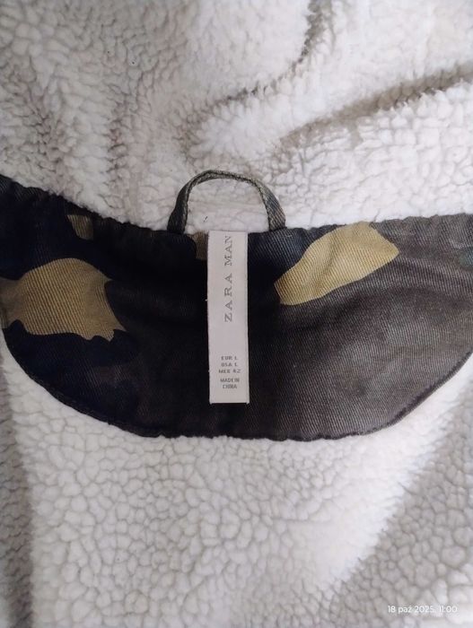 Kurtka męska militarne myśliwska moro Zara XL