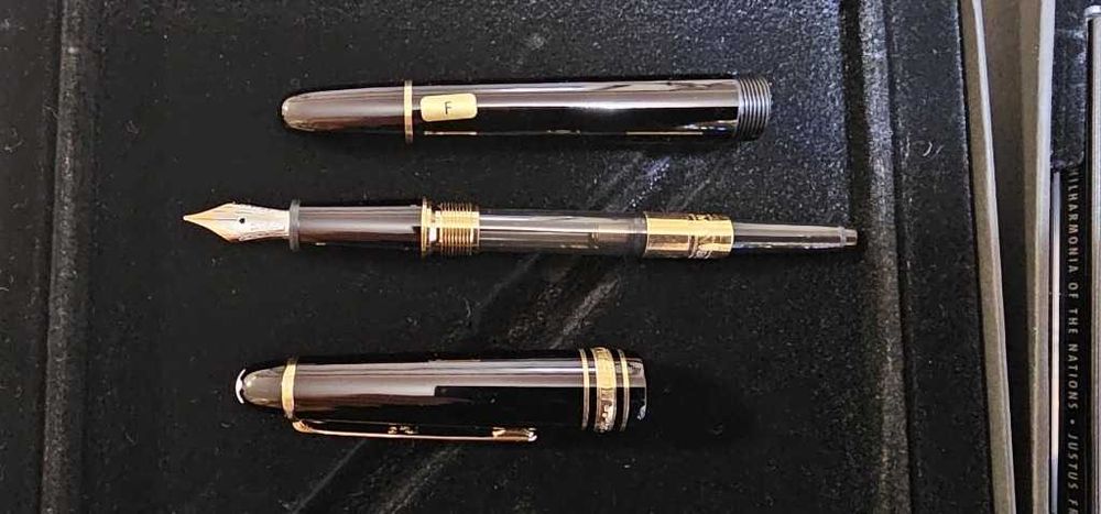 Nowe pióro Montblanc Chopin 145 GOLD LINE Meisterstuck Stalówka "F"