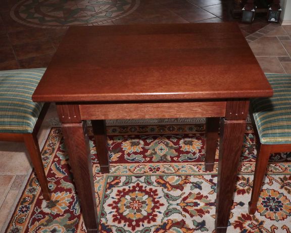 Elegancki stolik rustykalny 55 x 70cm  dębowy.